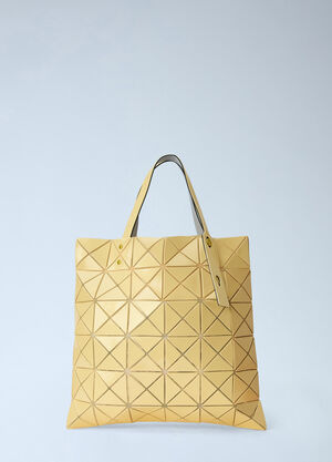Bao Bao Issey Miyake Lucent One-Tone Tote Bag Yellow bao0366002