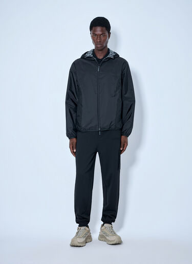 LN-CC® - Moncler: Reversible Hooded Zip Jacket - Black Moncler Reversible Hooded Zip Jacket Black mon0165039