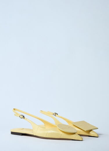 Jacquemus Les Slingbacks Duelo Pumps Yellow jac0260048
