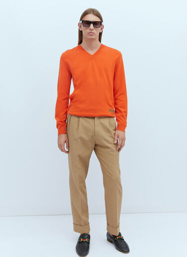 Gucci Cotton Gabardine Tailored Pants Beige guc0153044