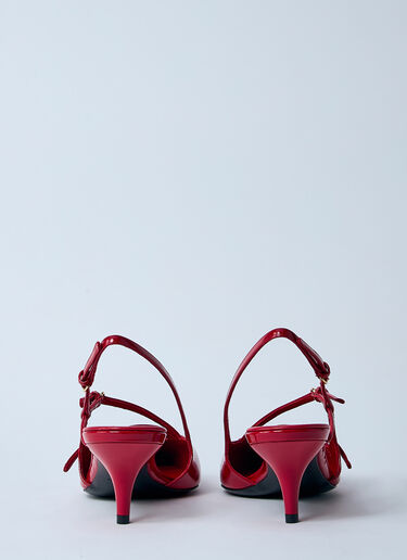 Miu Miu Décolleté Slingback Heels Red miu0260062