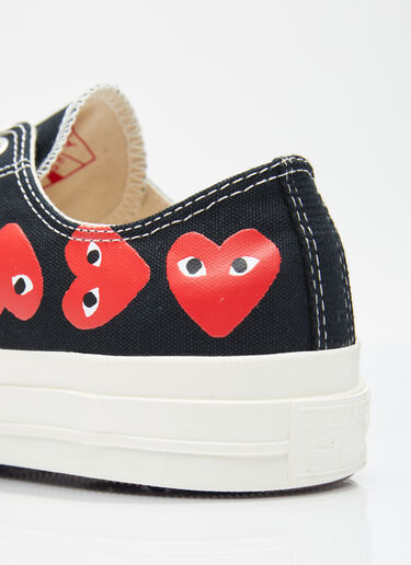 Comme des Garçons PLAY x Converse Multi-Heart Chuck 70 Sneakers Black cpc0355005