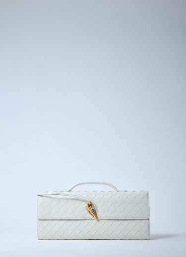 Bottega Veneta 롱 안디아모 클러치 화이트 bov0259076