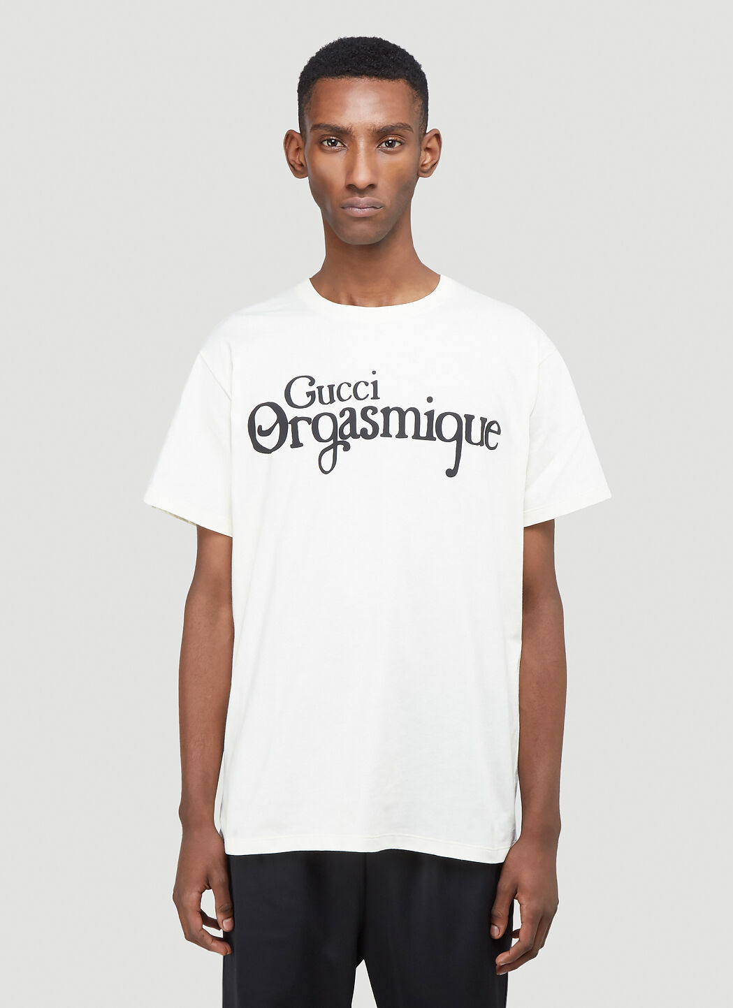Gucci Men s Orgasmique T Shirt in White LN CC