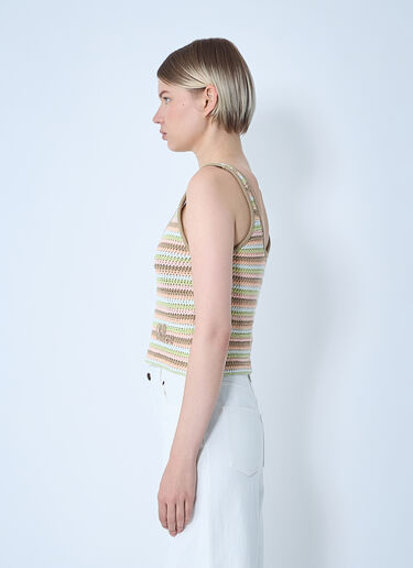 Chloé 크롭 로고 탱크탑  그린 chl0261020