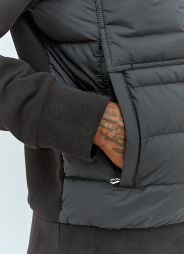 Padded Zip-Up Cardigan Moncler Padded Zip-Up Cardigan Black mon0158024