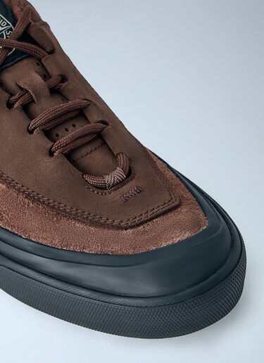 LN-CC® - Stone Island: Low Top Sneakers - Brown Stone Island Low Top Sneakers Brown sto0165102