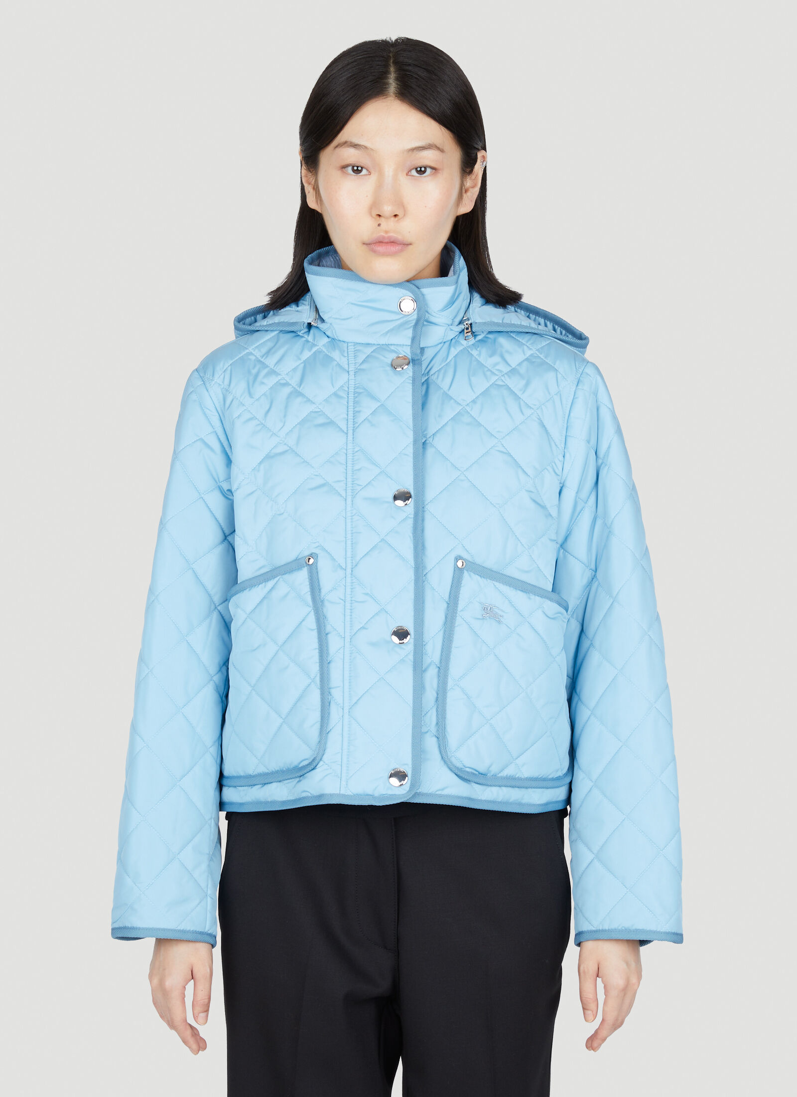 Light blue 2025 burberry jacket