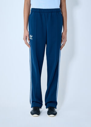 Max Mara Logo Motif Track Pants White max0259006