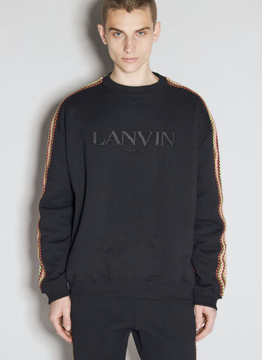 Lanvin Side Curb Sweatshirt Black lnv0154003