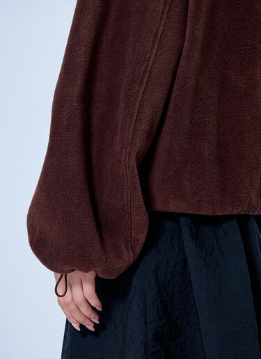 LN-CC® - Cecilie Bahnsen: Soft Fleece Frederik Anorak - Brown Cecilie Bahnsen Soft Fleece Frederik Anorak Brown cec0266012