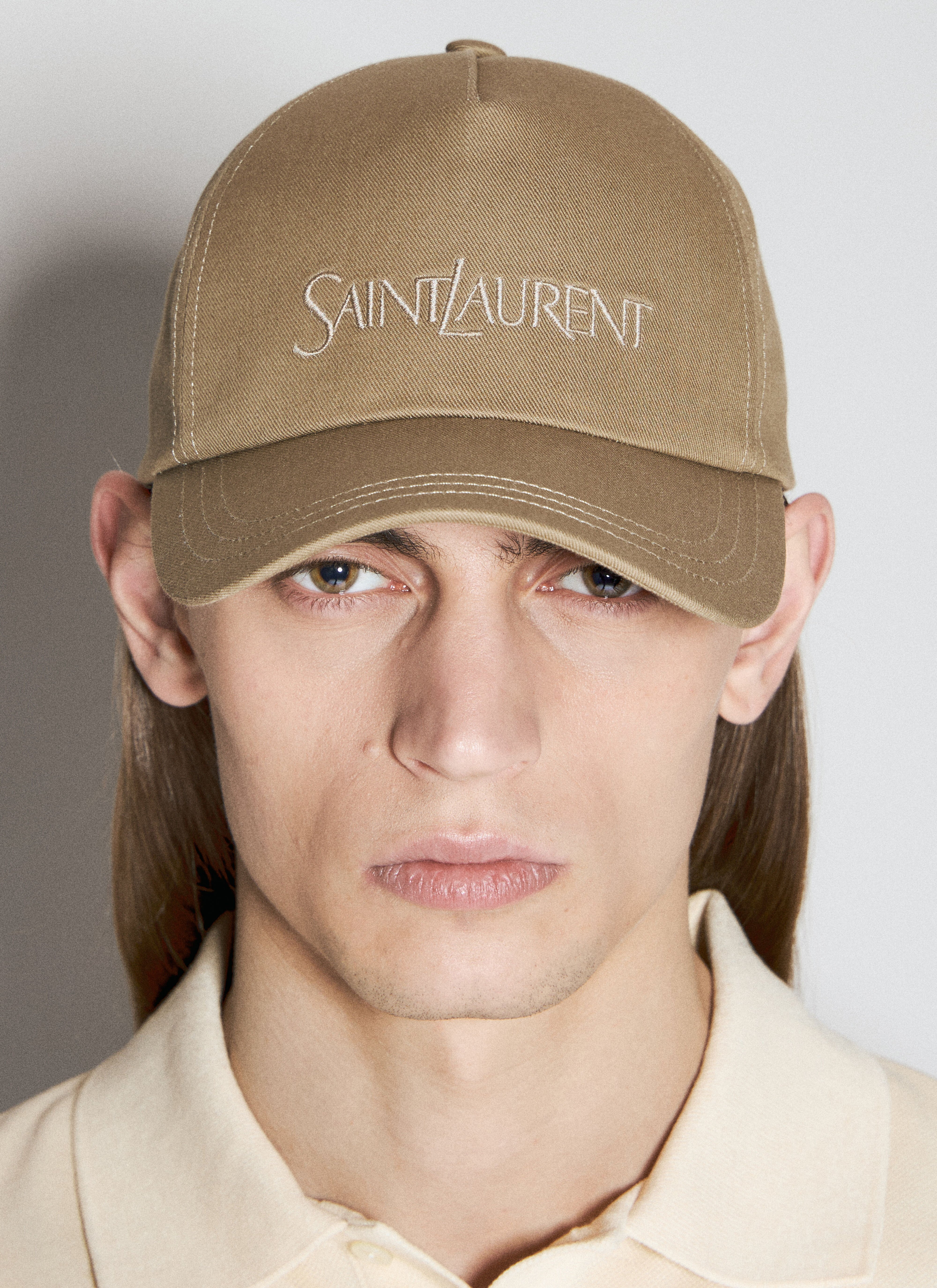 Jacquemus Logo Embroidery Baseball Cap Gold jas0256001