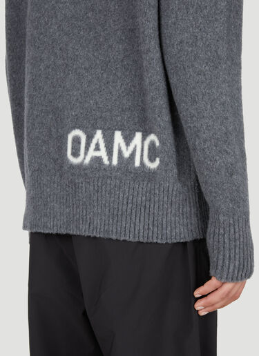 OAMC Whistler Wool Sweater Grey oam0154007