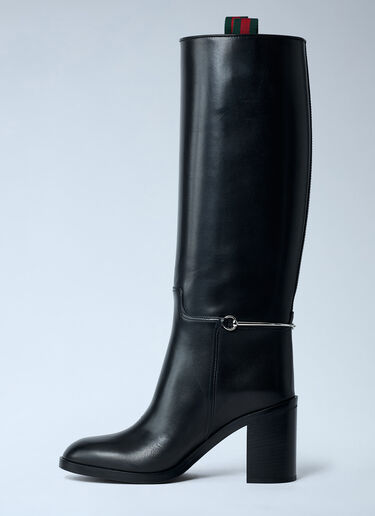 Slim Clamp Boots Gucci Slim Clamp Boots Black guc0261059