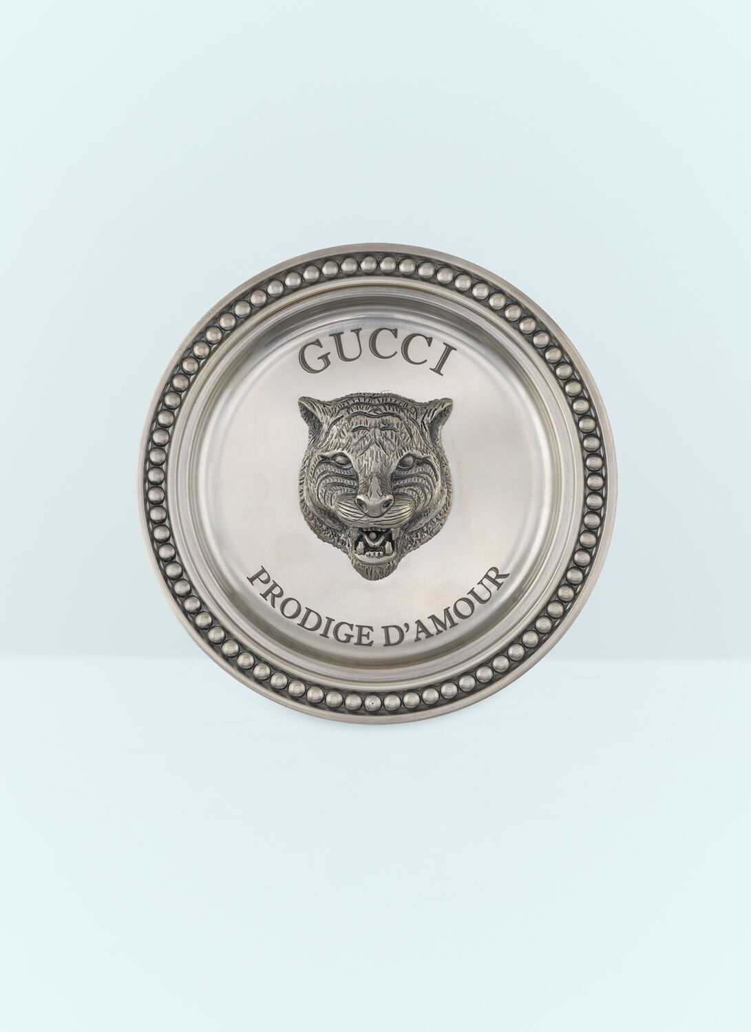 Shop Gucci Tiger Incense Burner In Silver