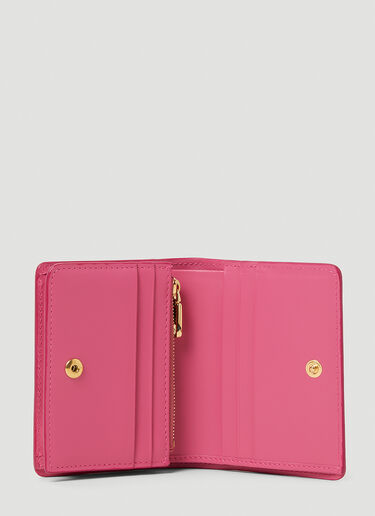 Logo Embossed Biofold Wallet Dolce & Gabbana Logo Embossed Biofold Wallet Pink dol0253030