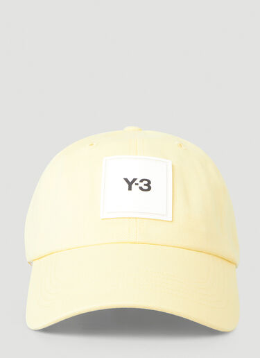 Y-3 Square Label Baseball Cap Yellow yyy0147031