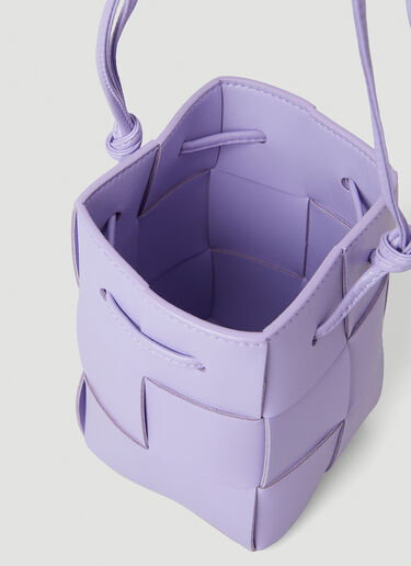 Bottega Veneta Bucket Mini Shoulder Bag Lilac bov0249049