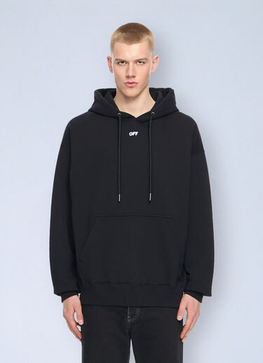 LN-CC® - Off-White: Paint Arrow Skate Hoodie - Black Off-White Paint Arrow Skate Hoodie Black ofw0164173
