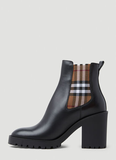 Burberry Allostock Heeled Chelsea Boots Black bur0253036