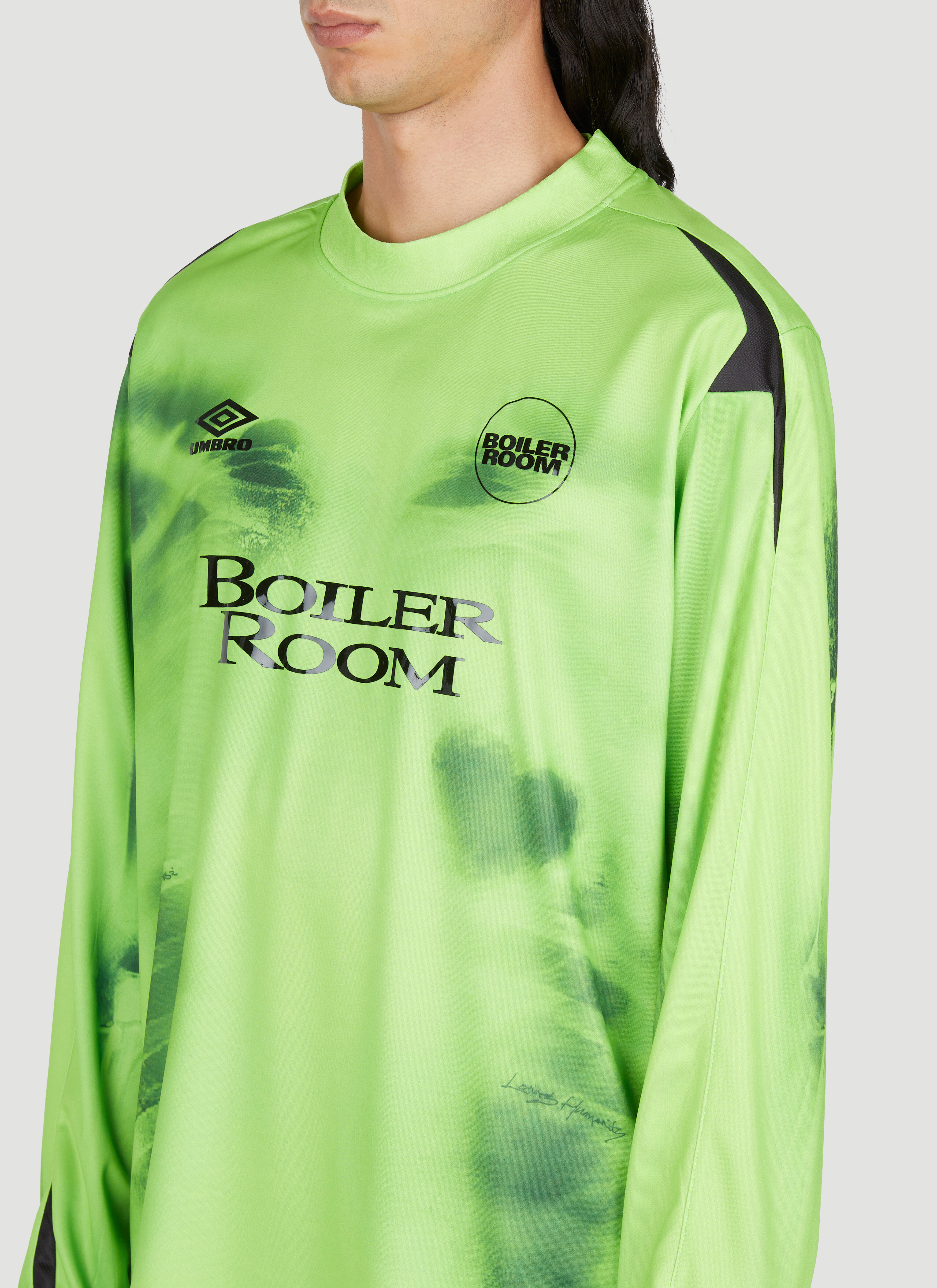 Boiler Room x Umbro Goalkeeper Sweatshirt in Green | LN-CC®