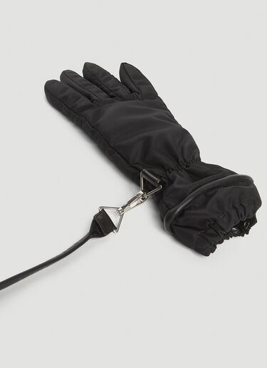 Bottega Veneta Nylon Gloves Black bov0245099