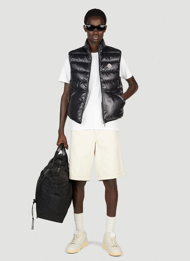 Moncler Aube Logo Gilet Black mon0153014