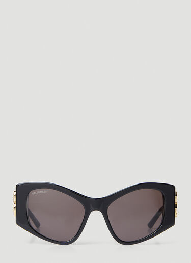 Balenciaga Dynasty XL D-Frame Sunglasses Black bal0352011