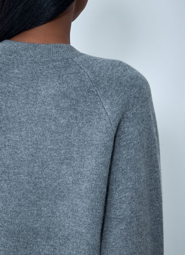 Hammered-Buttons Cardigan TOTEME Hammered-Buttons Cardigan Grey tot0262034