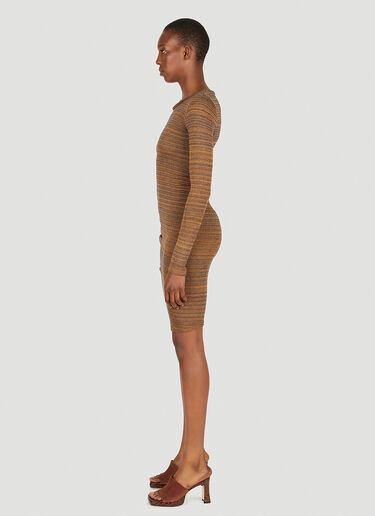 Isabel Marant Étoile Jyoti Mini Dress Brown ibe0249009