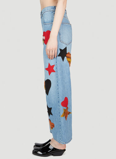 Patchwork Cropped Jeans Marni Patchwork Cropped Jeans Denim mni0253033