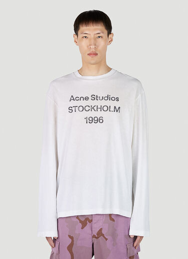 Acne Studios 1996 Print T-Shirt White acn0352008