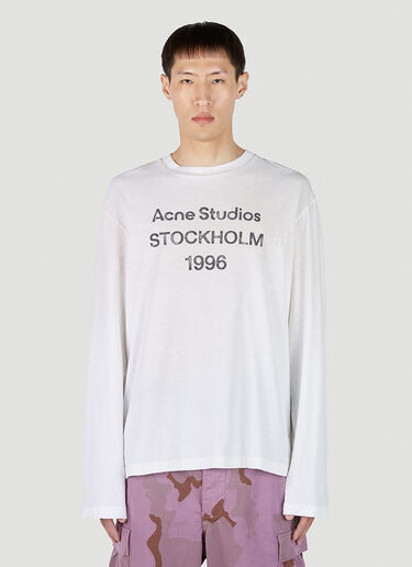 Acne Studios 1996 プリントTシャツ ホワイト acn0352008