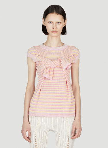 Gradient Multi Sleeve Top Kiko Kostadinov Gradient Multi Sleeve Top Pink kko0252010