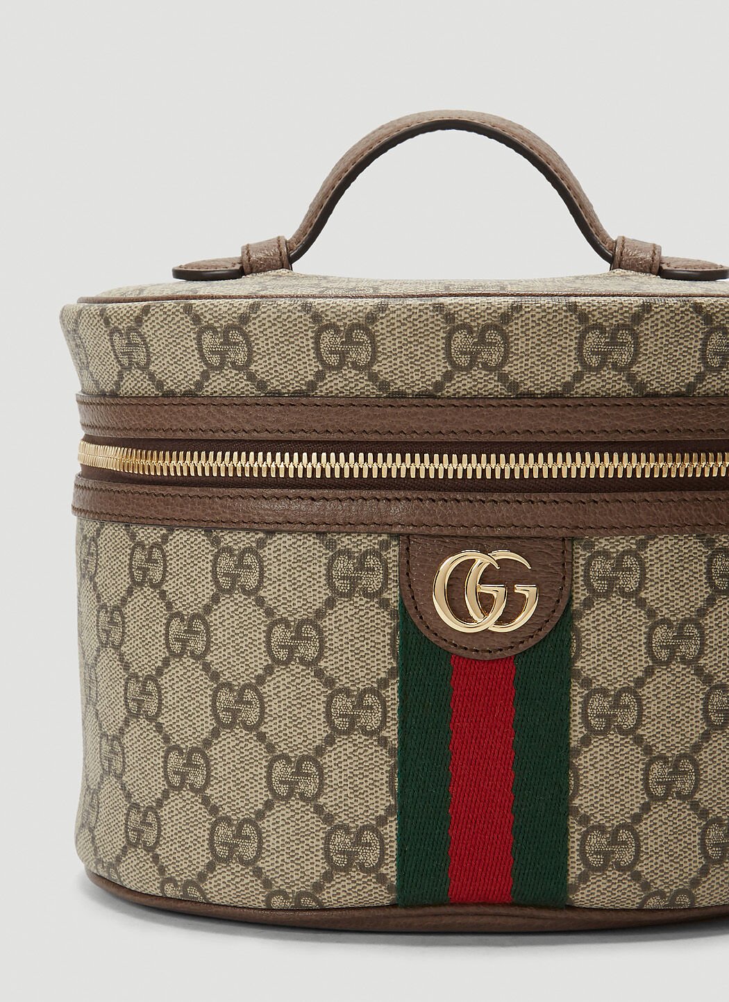 Gucci Ophidia GG Cosmetic Case in Brown LN CC