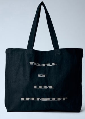 Rick Owens DRKSHDW Canvas Tote Bag Black drk0164040