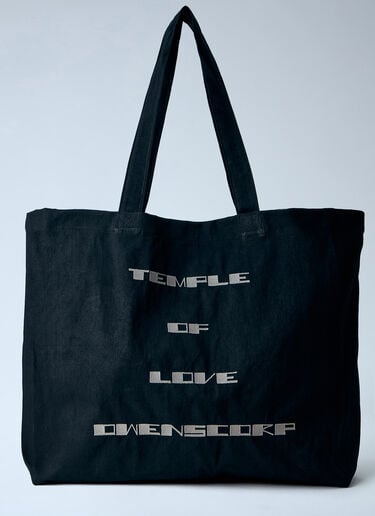 Rick Owens DRKSHDW Canvas Tote Bag Black drk0164040