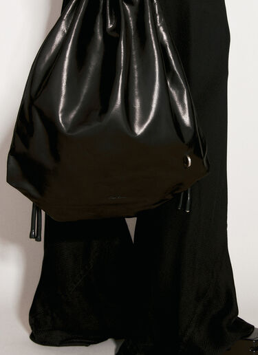 Rick Owens Drawstring Backpack Black ric0255029