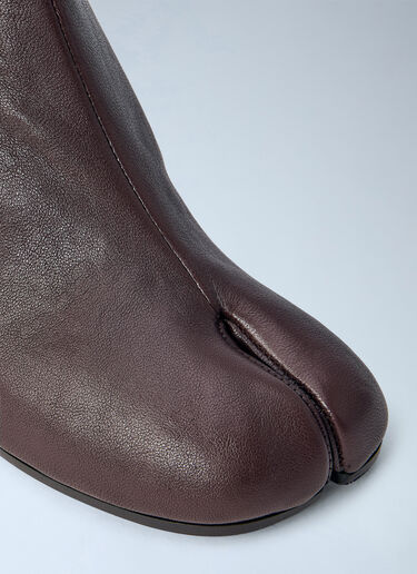 LN-CC® - Maison Margiela: Tabi Ankle Boots - Brown Maison Margiela Tabi Ankle Boots Brown mla0265020