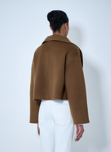 Oversized Wool-Blend Jacket TOTEME Oversized Wool-Blend Jacket Brown tot0264016