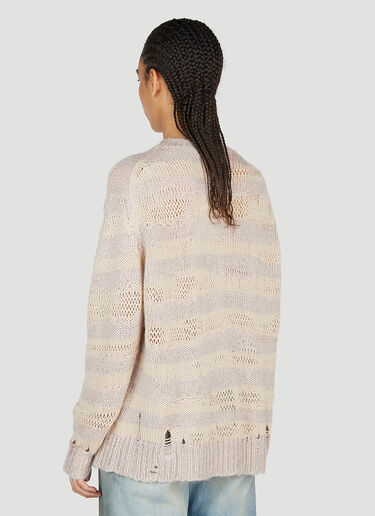 Acne Studios Ladder Knit Sweater Beige acn0253030