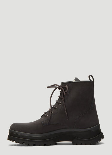 Moncler Ulysse Suede Boots Grey mon0138014