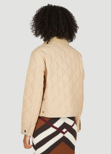 Burberry Lanford Quilted Jacket Beige bur0249004