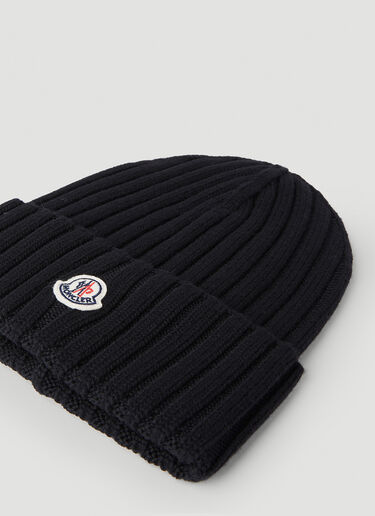 Moncler 徽标贴饰无檐便帽 黑色 mon0251016