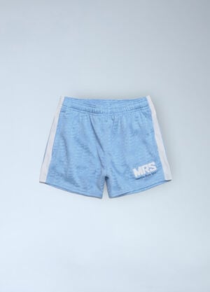 Nike x Martine Rose Logo Motif Track Shorts Blue nik0362109
