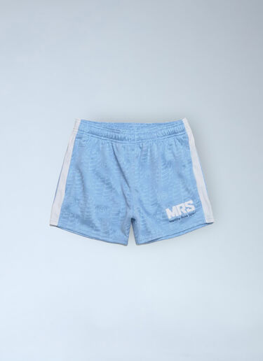 Nike x Martine Rose Logo Motif Track Shorts Blue nik0362109
