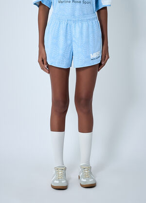 Nike x Martine Rose Logo Motif Track Shorts Blue nik0362109