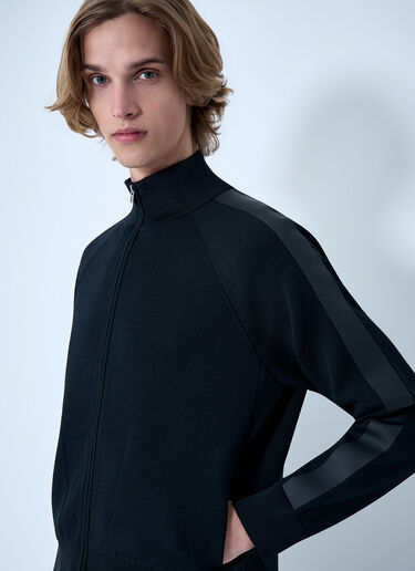 Acne Studios Logo Zip Cardigan Black acn0164027