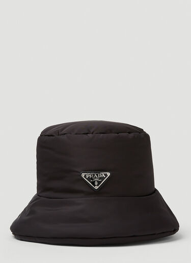 Prada Padded Re-Nylon Bucket Hat Black pra0249041