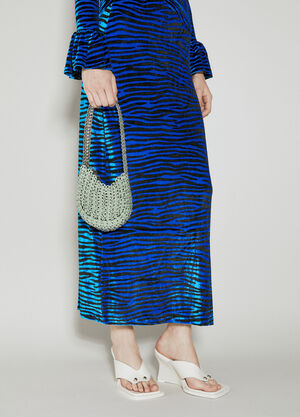 Rabanne 1969 Moon Shoulder Bag Blue pac0255038